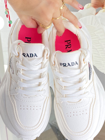 Tenis Prada Blanco - OFERTA NAVIDAD