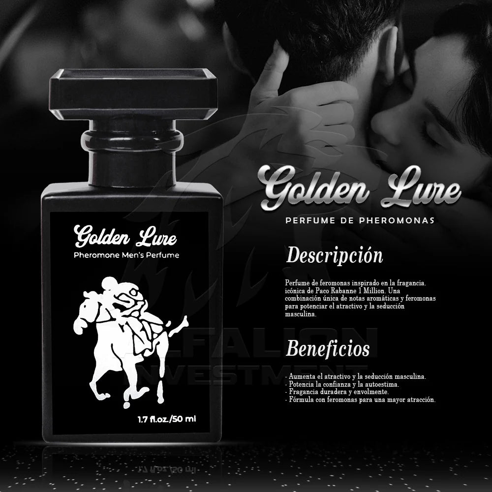 Perfume de Feromonas GoldenLURE™ - OFERTA 2 x 1